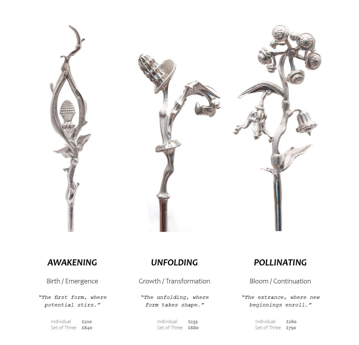 Unfolding Canapé / Cocktail Picks Set