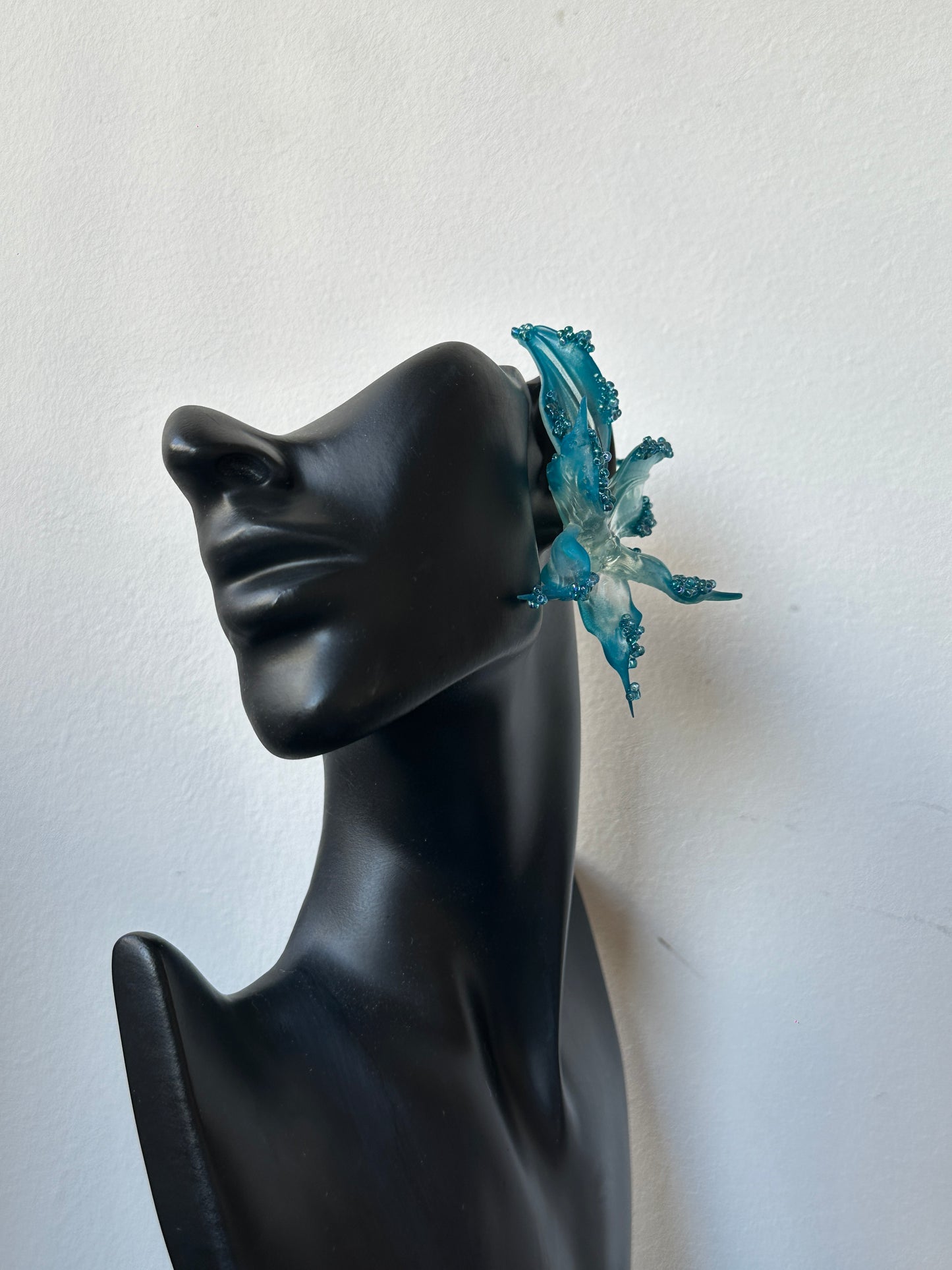 Oceanbloom Beaded Orchid Earrings