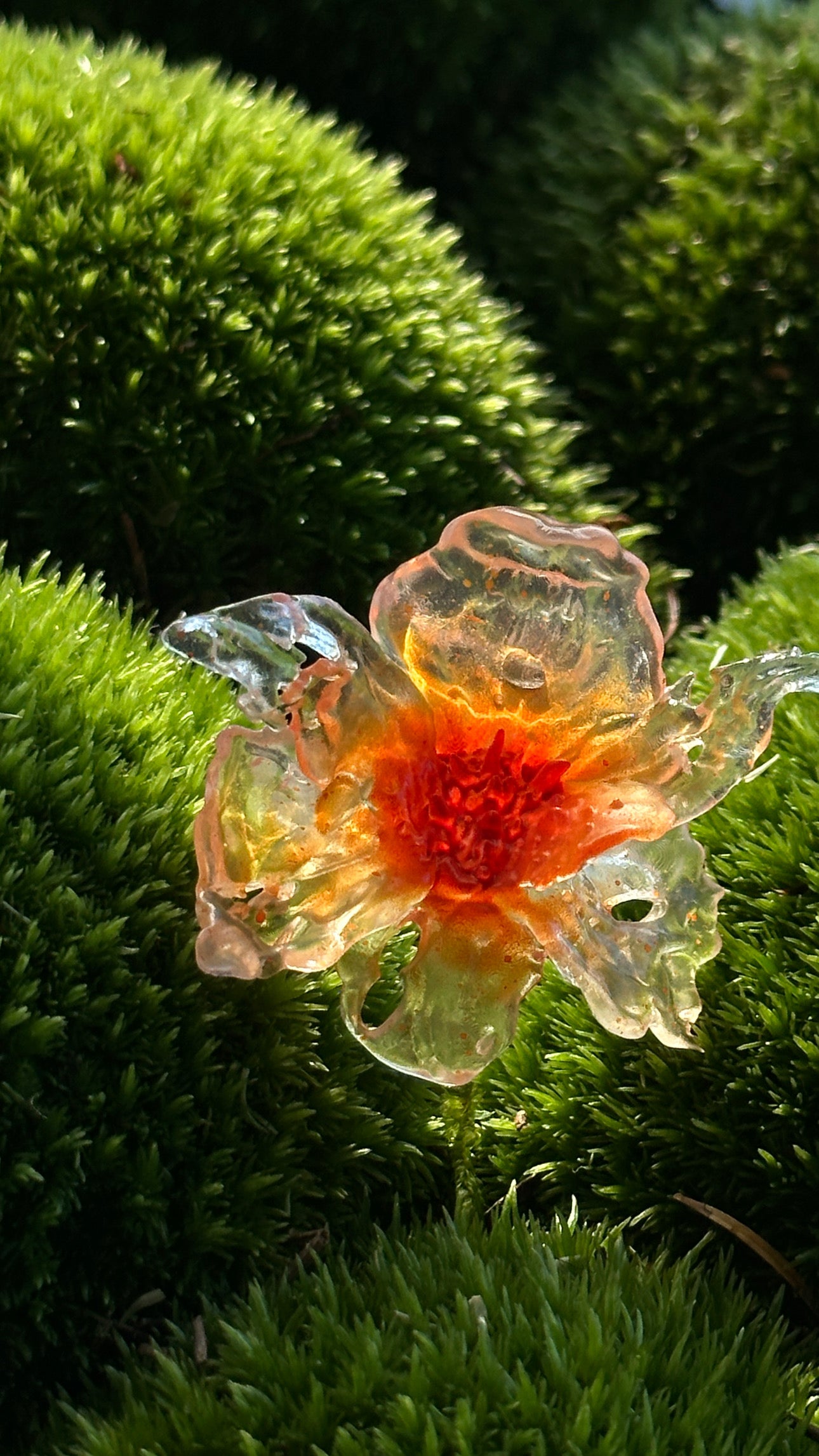 Daffodil Flower Ring Nº1 - Orange Point