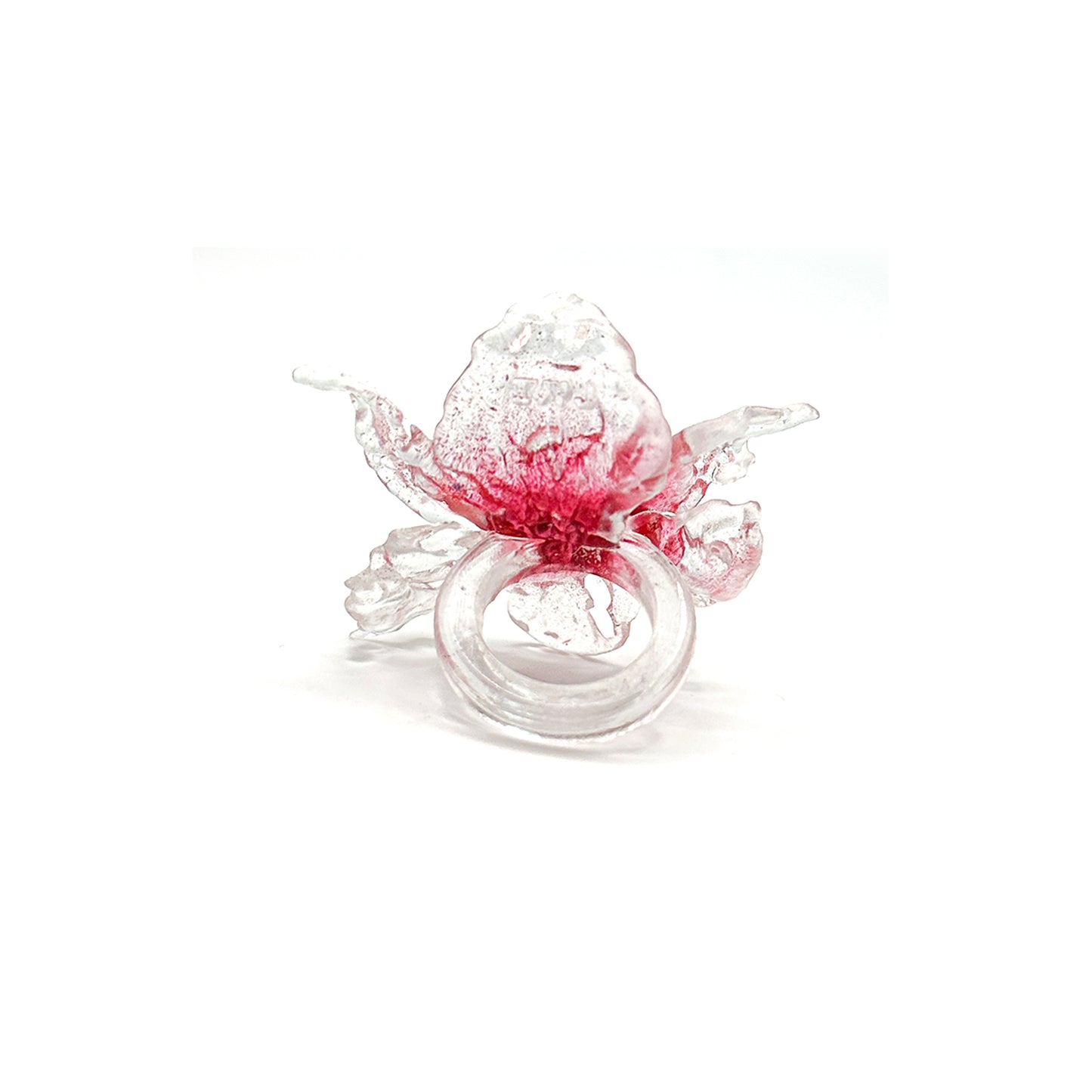 Daffodil Flower Ring Nº1 - Scartlet Point
