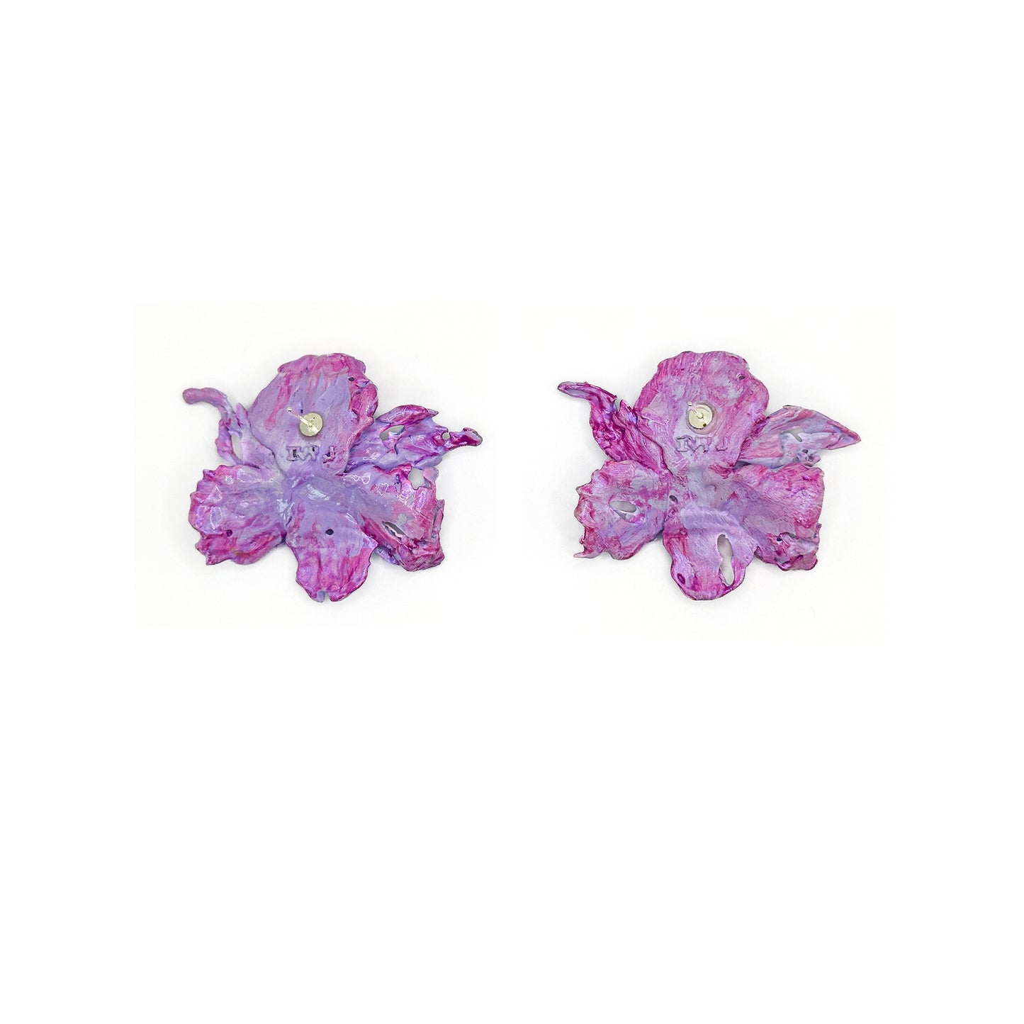 Regular Daffodils Earrings - Lavender Field Fireworks -Artist Collection