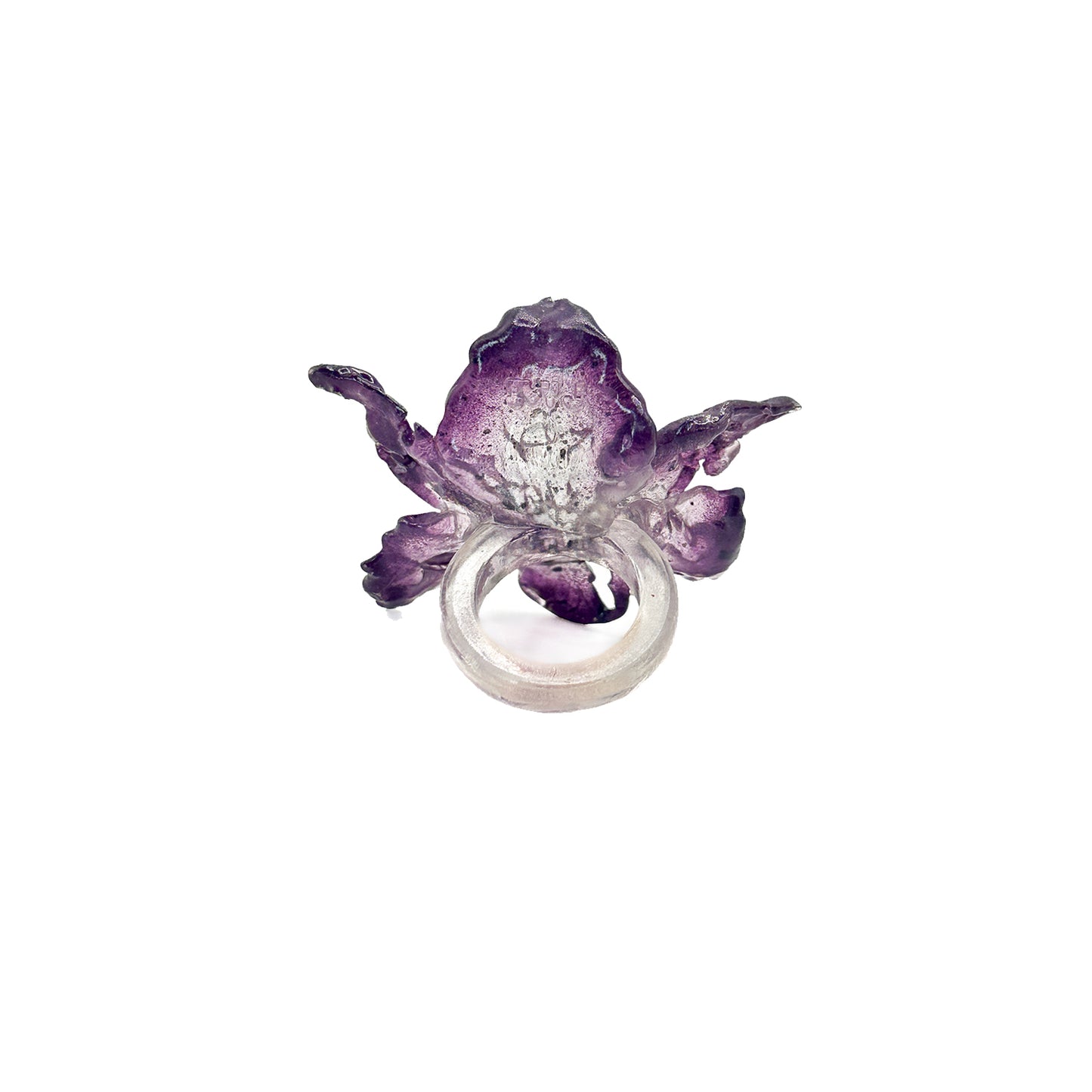 Daffodil Flower Ring Nº1 - Dark Angel