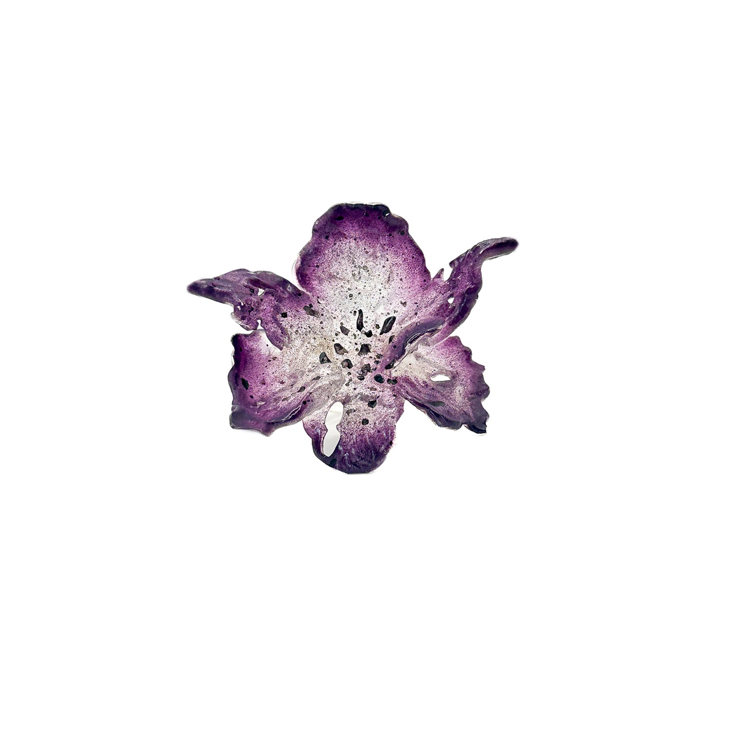 Daffodil Flower Ring Nº1 - Dark Angel