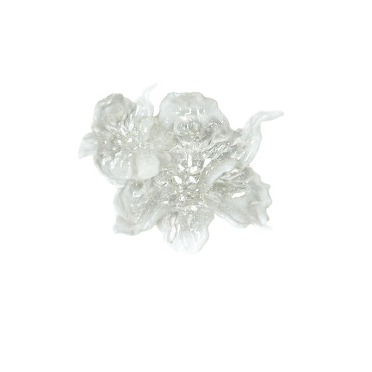 Daffodil Duo Flower Ring - Snow White