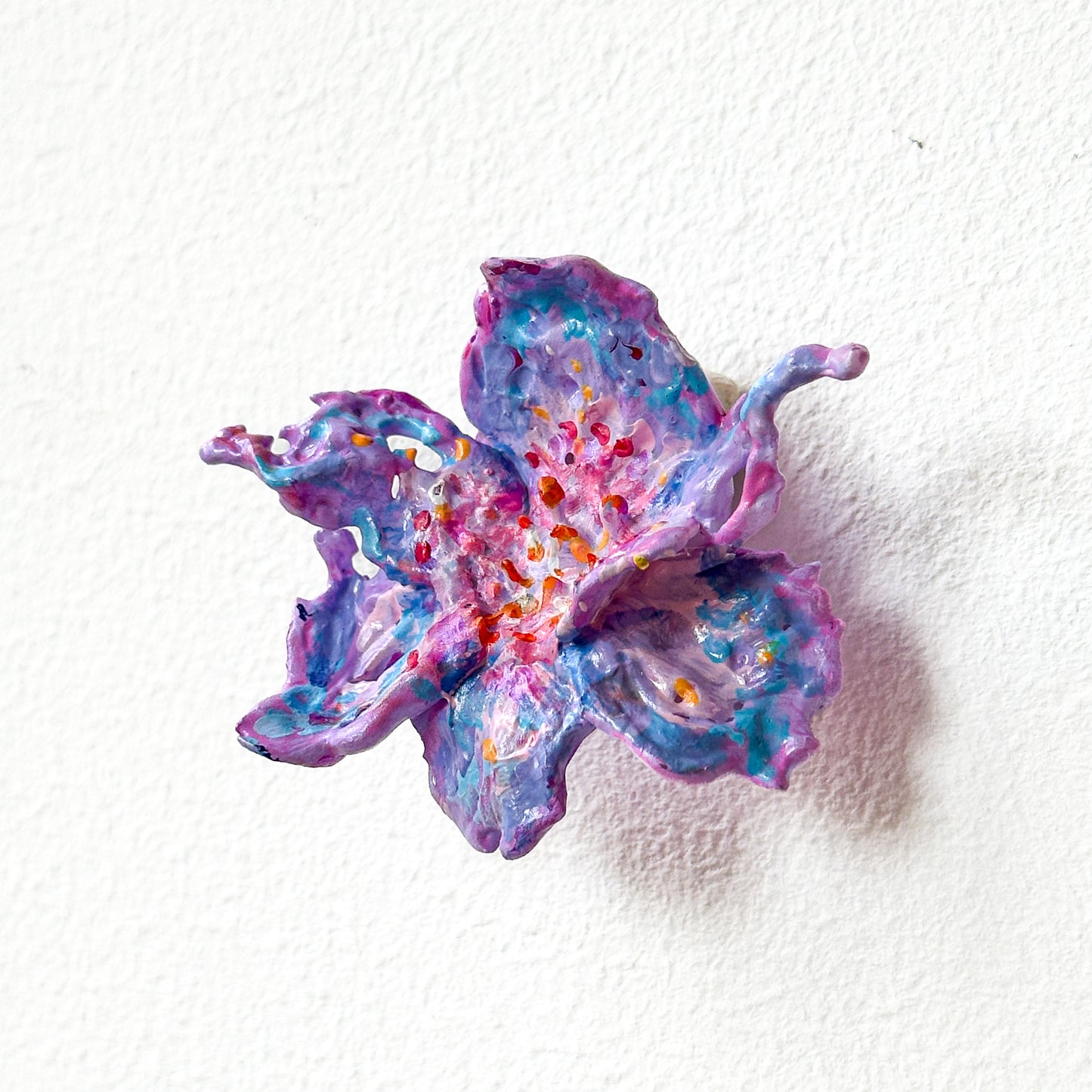 Regular Daffodils Earrings - Lavender Field Fireworks -Artist Collection