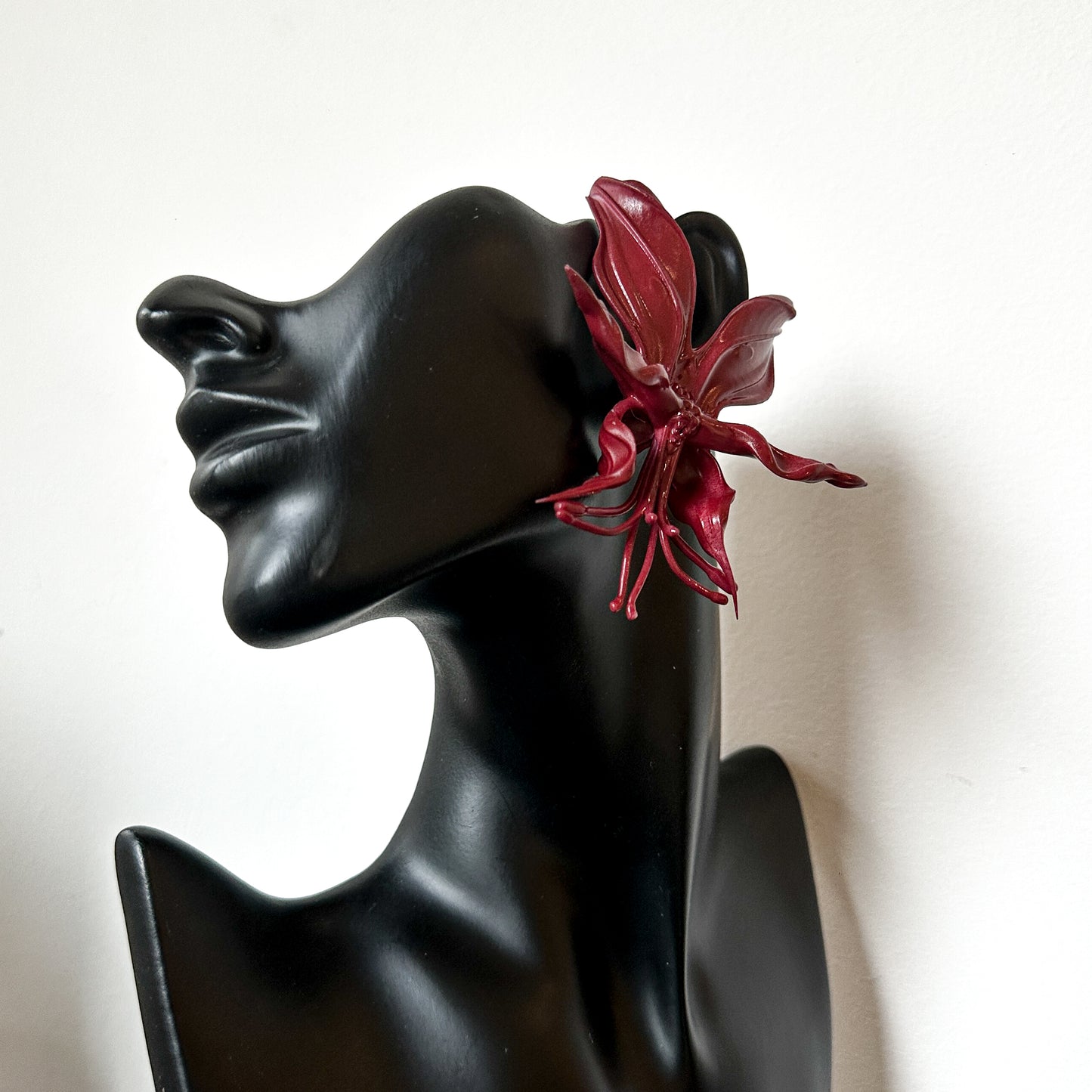 Burning Bloom Orchid Whispers Earrings