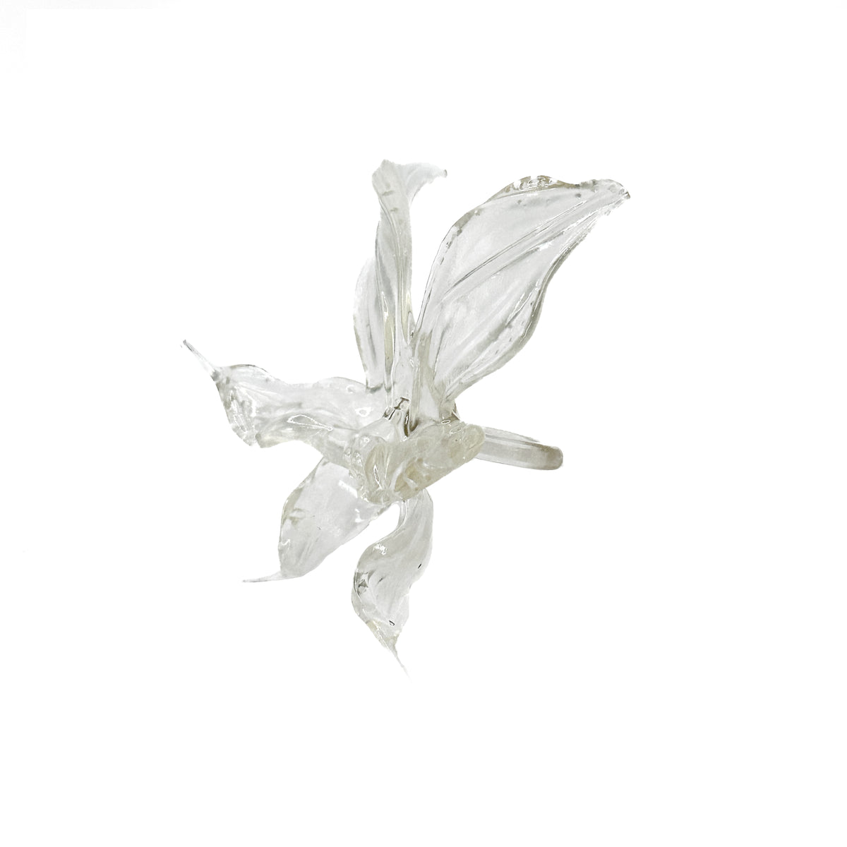 Large Dancing Orchid Ring - Clear