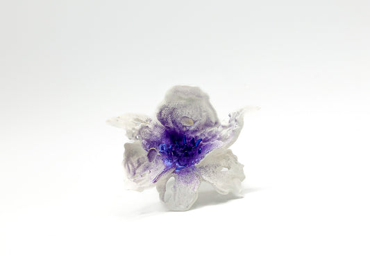 Daffodil Flower Ring Nº1 - Purple Center