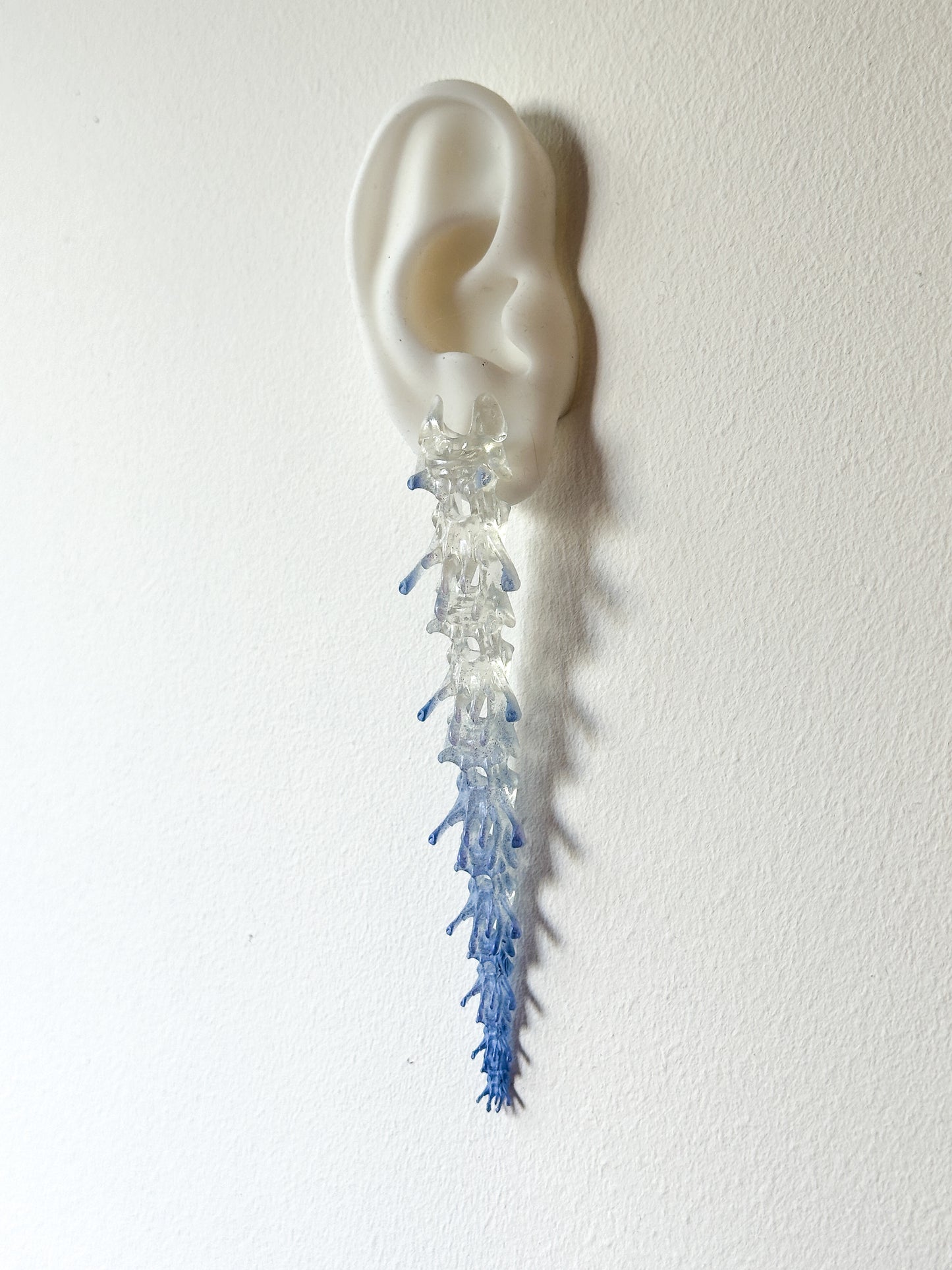 Oceanspine Petals Earrings - Fairy Blue