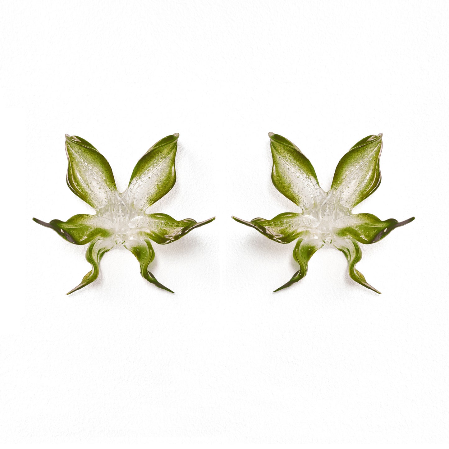 Lush Spring Orchid Earrings