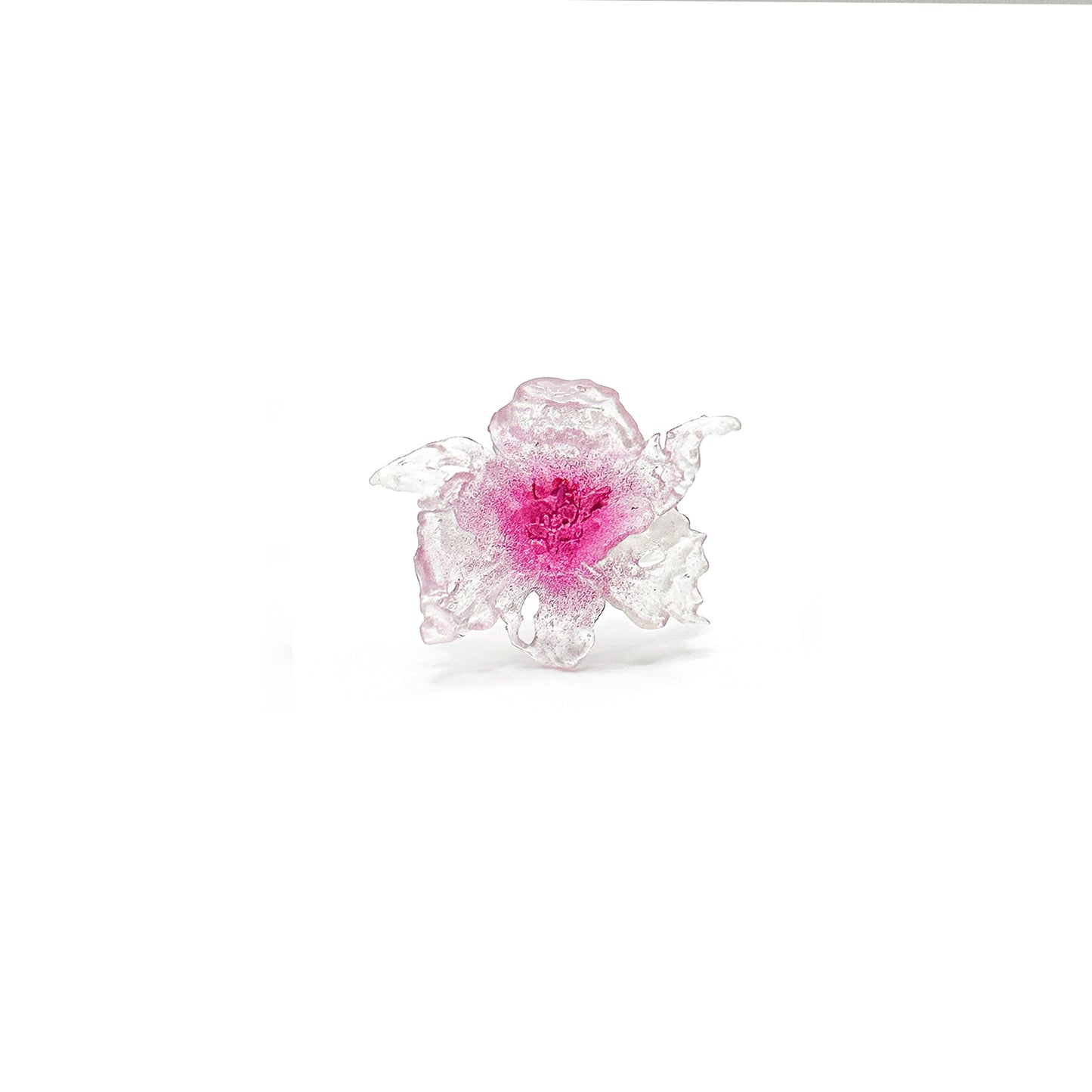 Mini Daffodil Blossom Ring - Clear