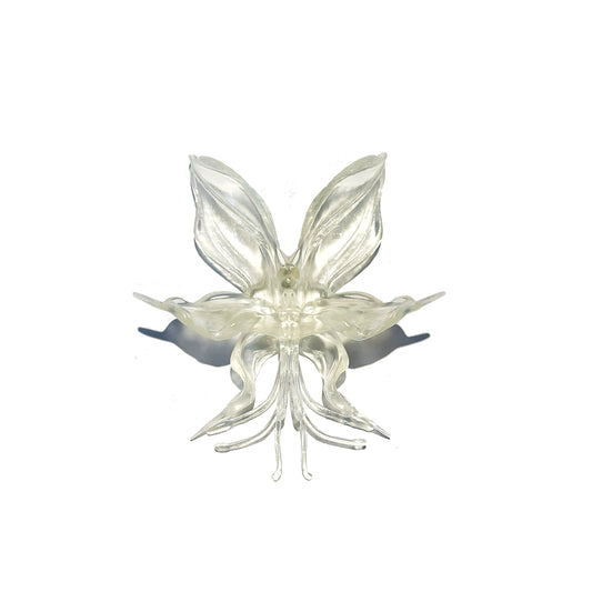 Clear Orchid Whisper Brooch