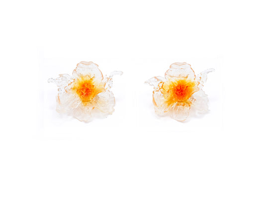 Regular Daffodils Earrings - Orange Point