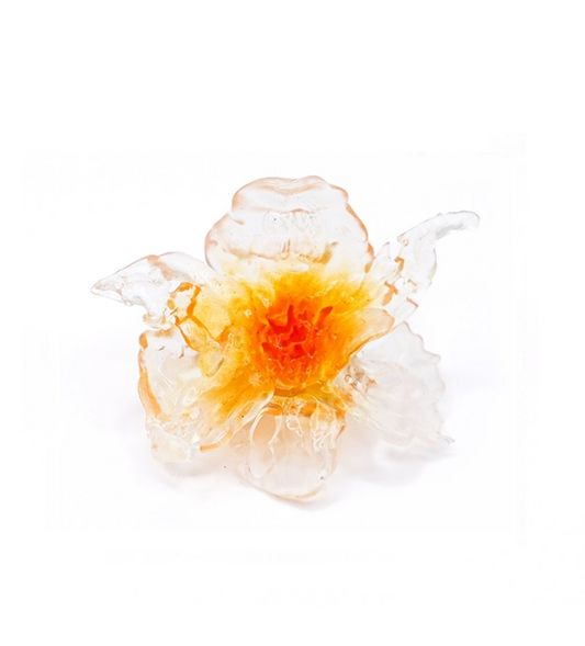 Daffodil Flower Ring Nº1 - Orange Point