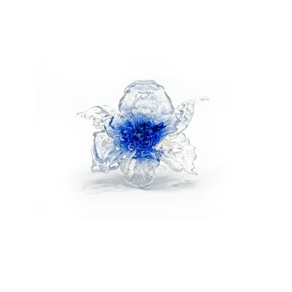 Daffodil Flower Ring Nº1 - Electric Blue