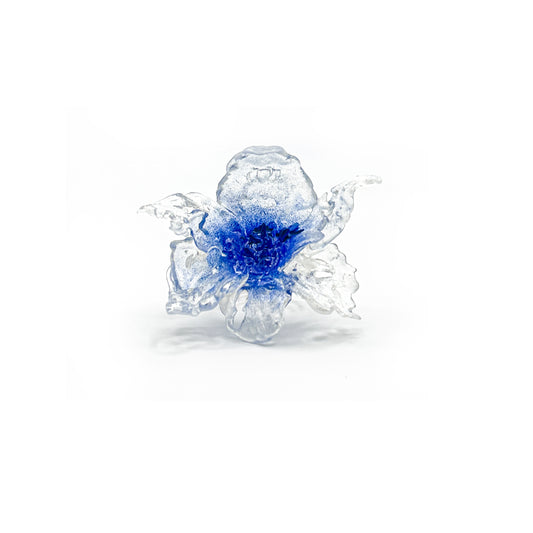 Daffodil Flower Ring Nº1 - Electric Blue