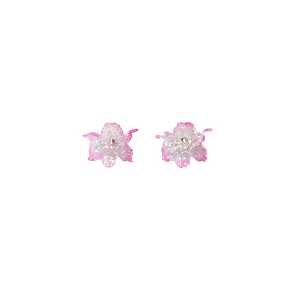 Mini Daffodils Blossom Stud Earrings- Sakura Dots