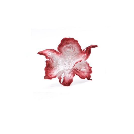 Daffodil Flower Ring Nº1 - Red Edge