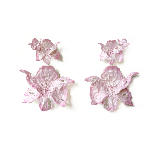 Sakura Daffodil Blossom Dangle Earrings