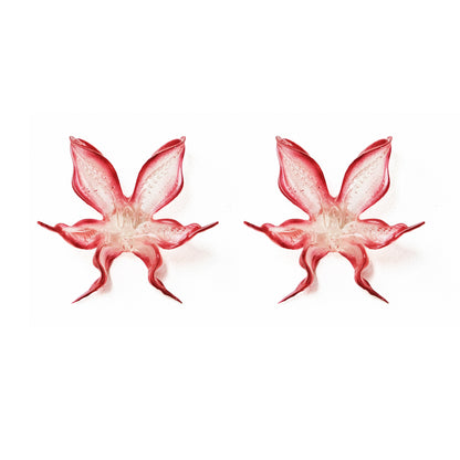 Flame Orchid Earrings