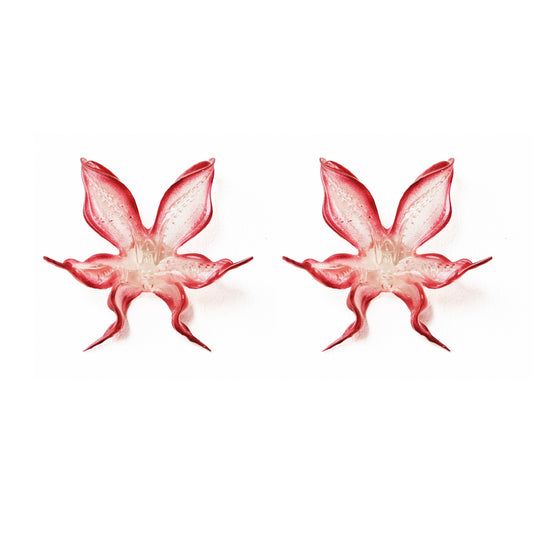 Flame Orchid Earrings