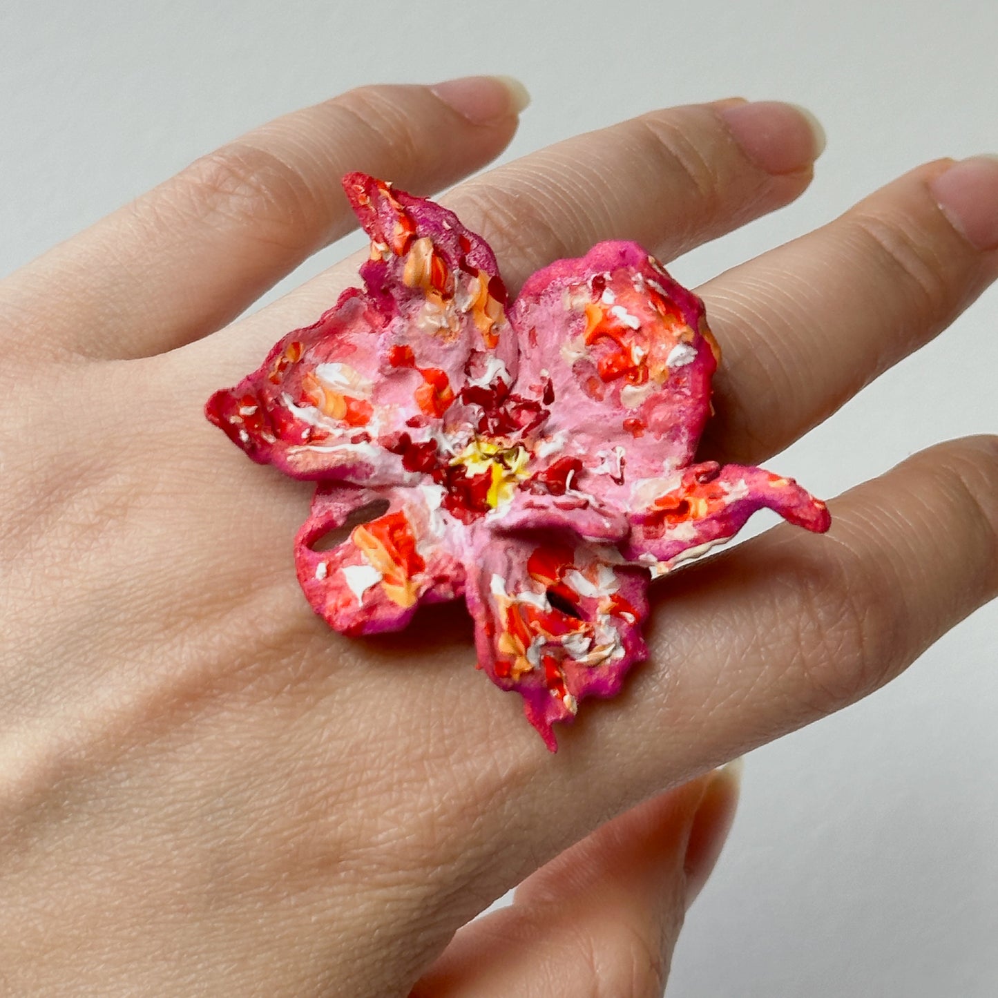Daffodil Flower Ring Nº1 - Rosaberry-Artist Collection
