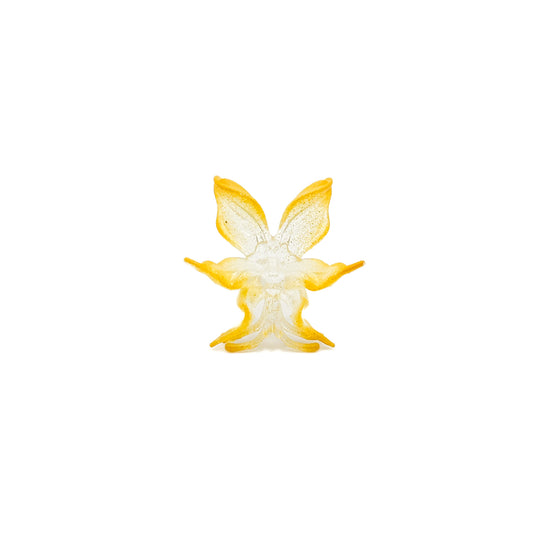 Mini Orchid Whisper Ring - Yellow