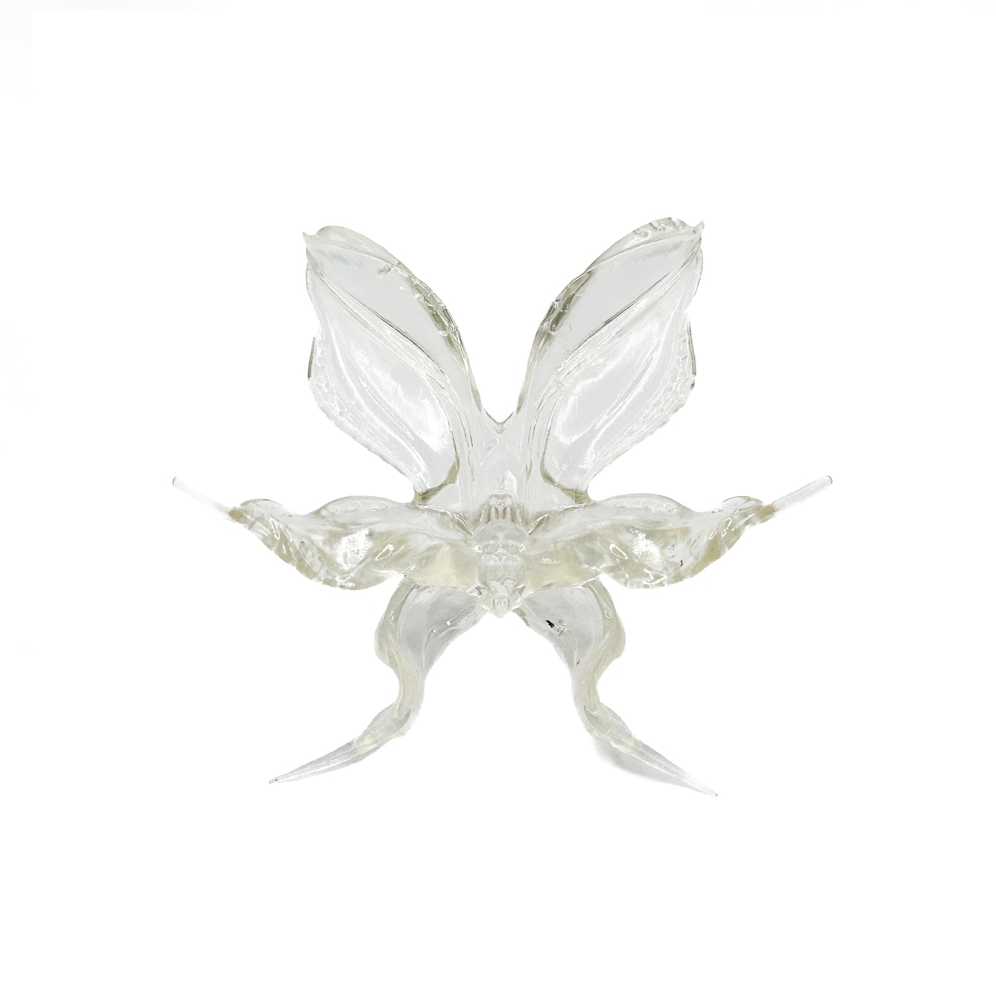 Large Dancing Orchid Ring - Clear