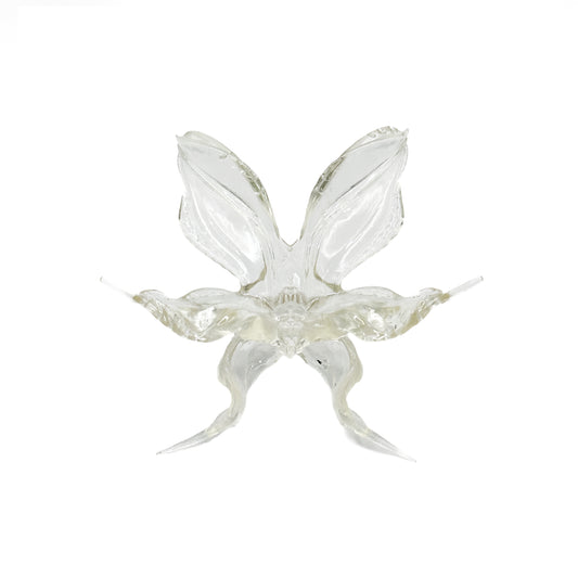 Large Dancing Orchid Ring - Clear