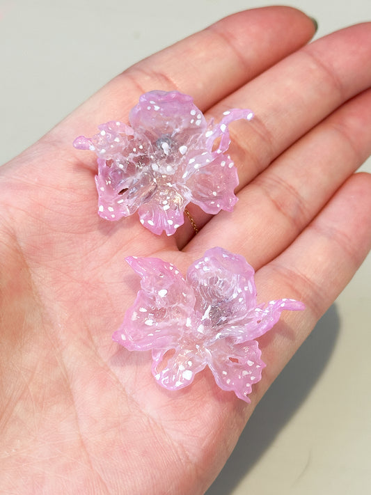 Mini Daffodils Blossom Stud Earrings- Sakura Dots