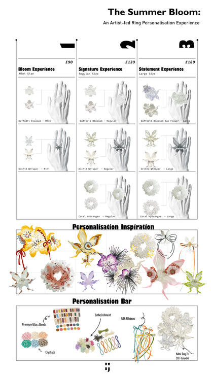 The Summer Bloom: An Artist-led Ring Personalization Experience