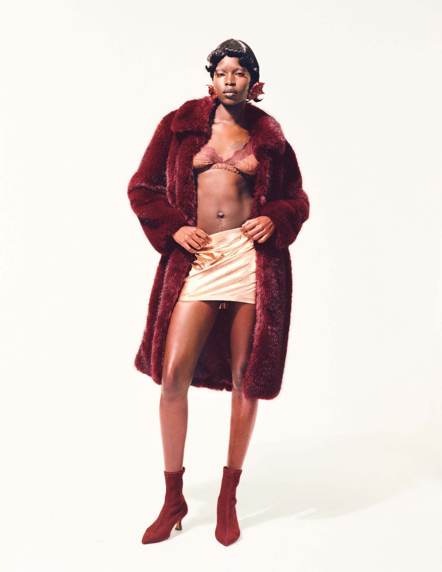 Flame Blossom Mega Flower Daffodils Earrings - Special Edition