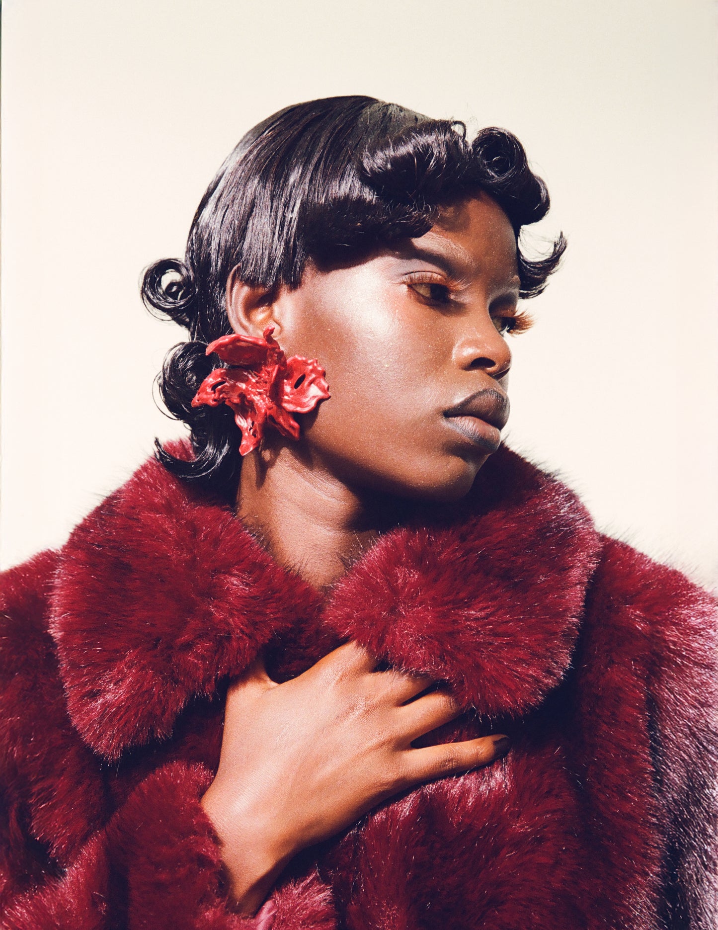 Flame Blossom Mega Flower Daffodils Earrings - Special Edition