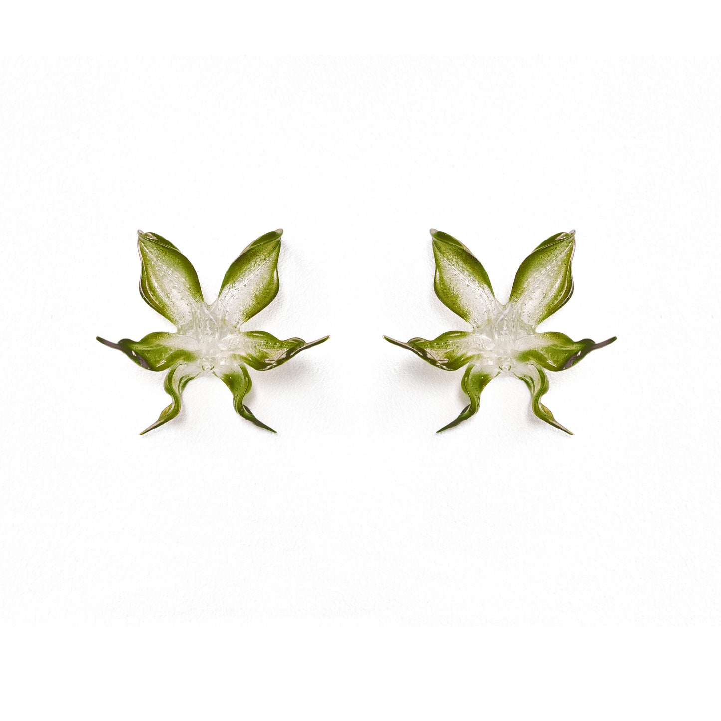 Lush Spring Orchid Earrings