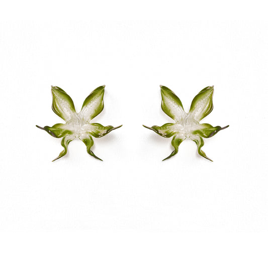 Lush Spring Orchid Earrings