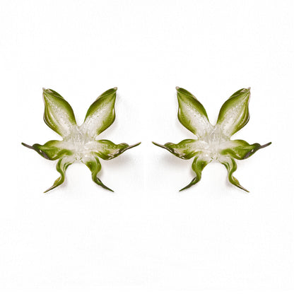 Lush Spring Orchid Earrings