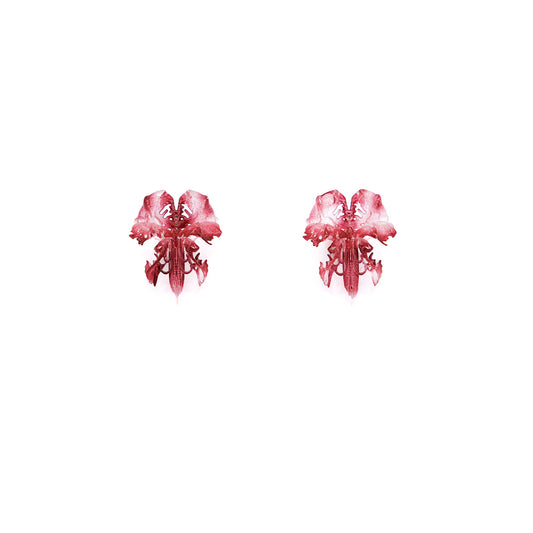 Dasha Rebirth Earrings - Red