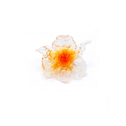 Daffodil Flower Ring Nº1 - Orange Point