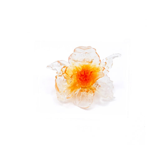 Daffodil Flower Ring Nº1 - Orange Point