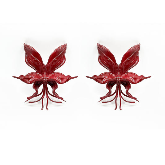 Burning Bloom Orchid Whispers Earrings