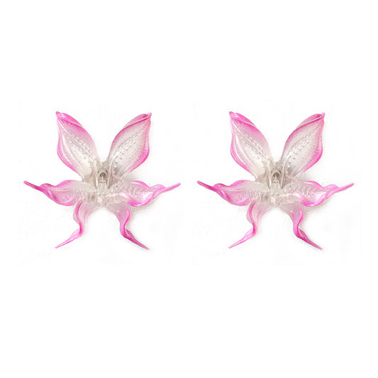 Sakura Orchid Earrings
