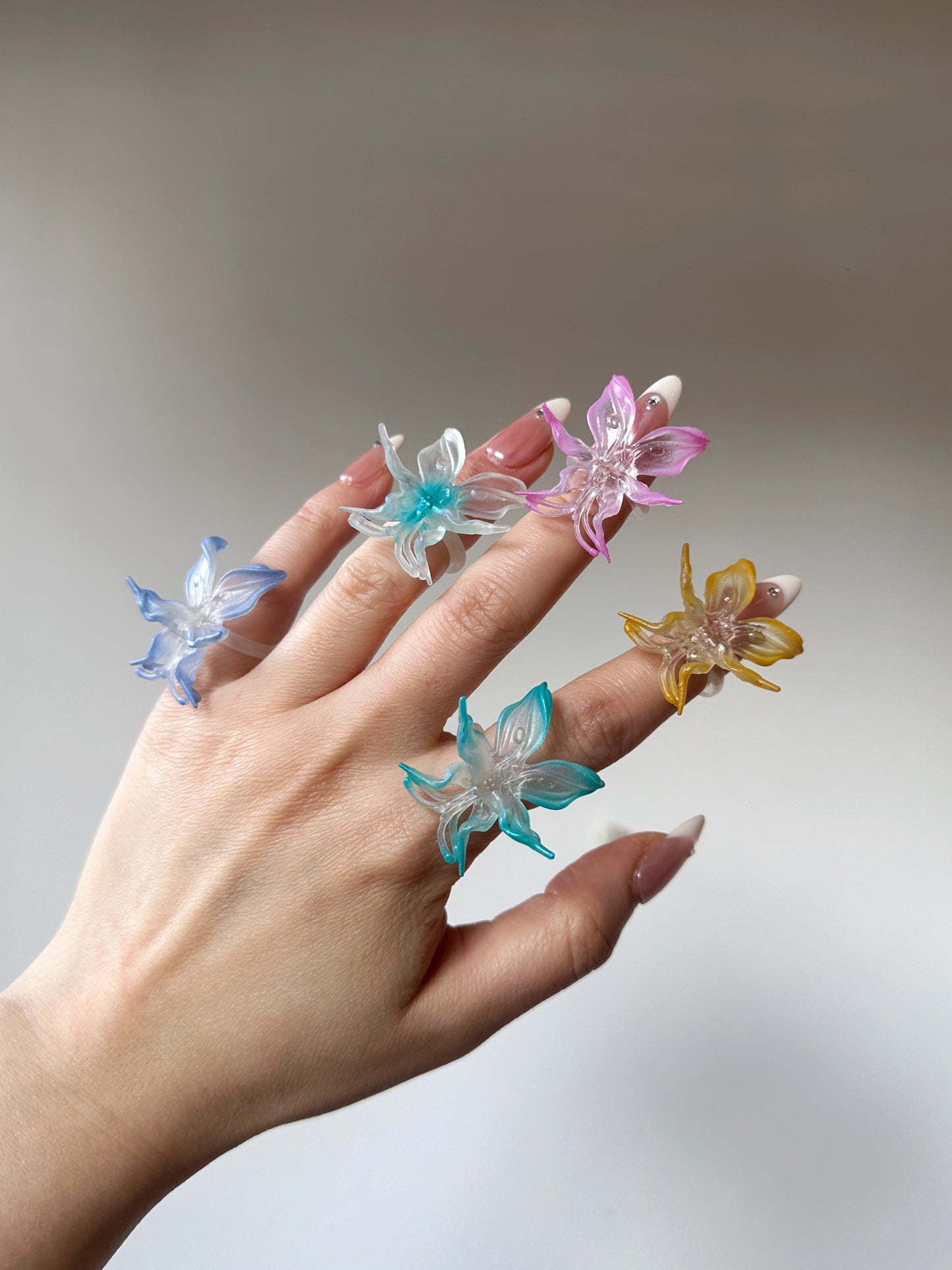 Mini Orchid Whisper Ring - Sakura