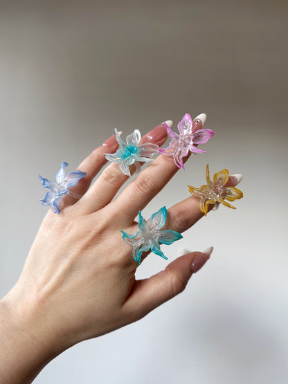 Mini Orchid Whisper Ring - Sakura