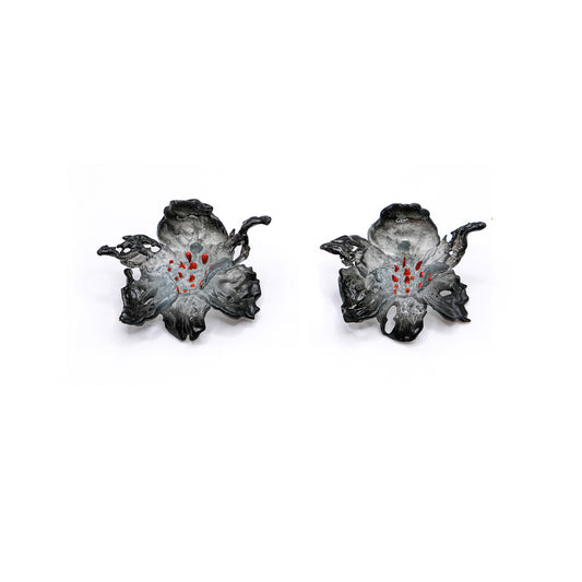 Regular Daffodils Earrings - Black Edge