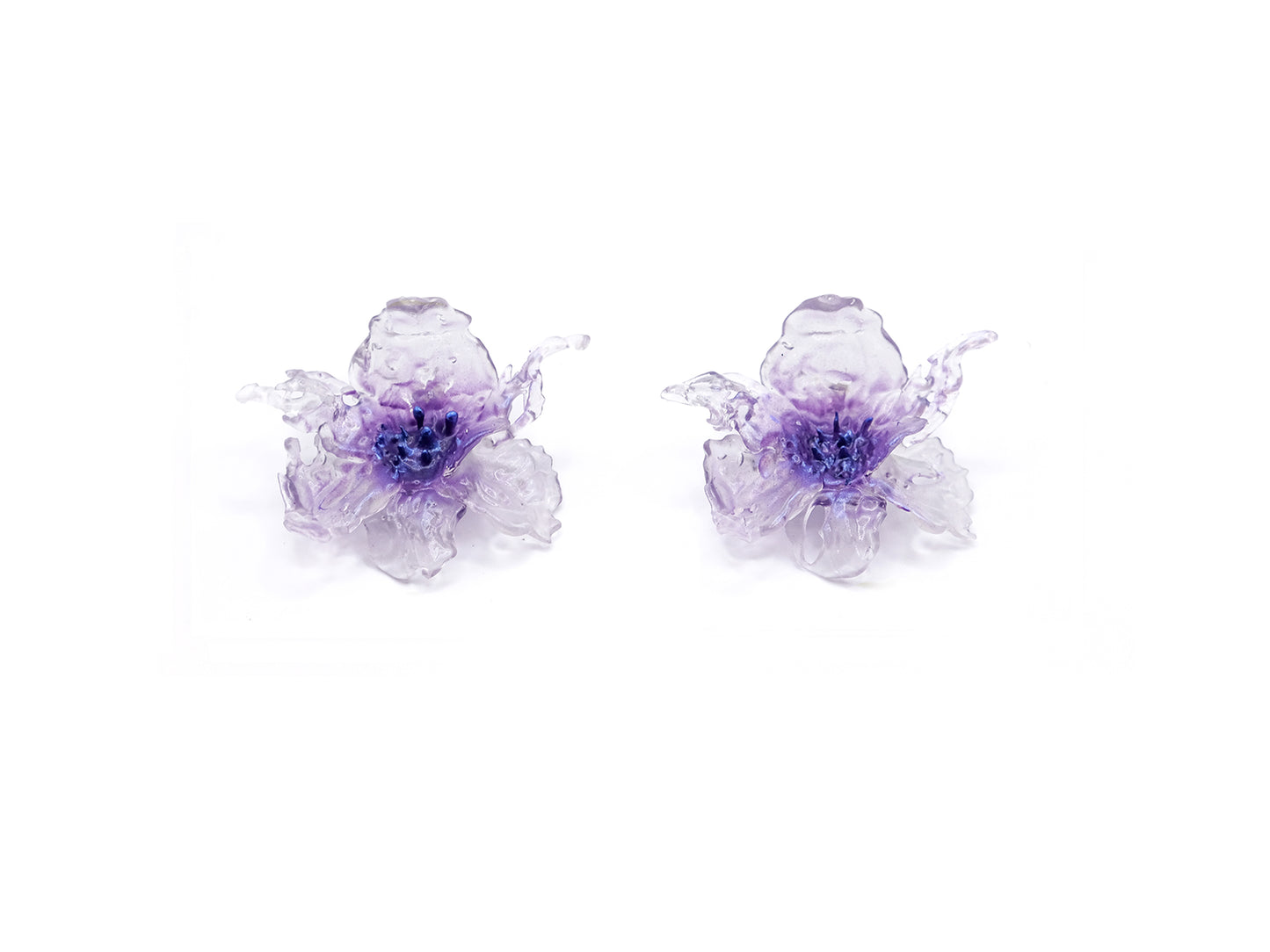 Regular Daffodils Earrings - Purple Point